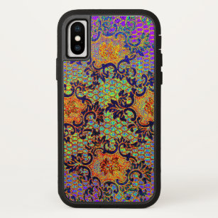 Retro Floral Wallpaper Iphone X Cases Covers Zazzle