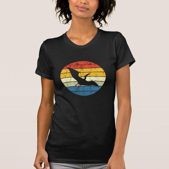 Vintage Pterodactyl Retro Dinosaur T-Shirt (Front)