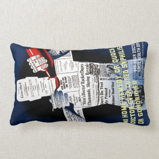 Vintage Public Health Poster American MoJo Pillow