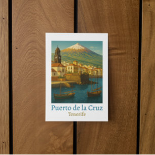 Vintage Puerto de la Cruz Tenerife Travel Postcard