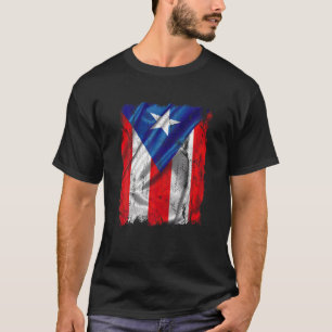 vintage Puerto Rico flag for men women kids and fa T-Shirt