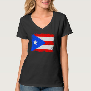Vintage Puerto Rico Flag Puerto Rican Independence T-Shirt