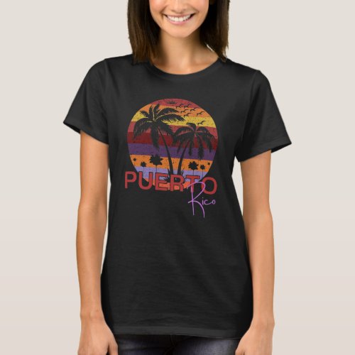 Vintage Puerto Rico Summer Beach T_Shirt