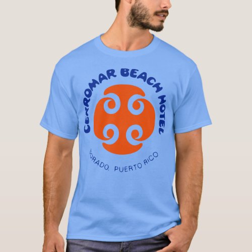 Vintage Puerto Rico Travel Sticker Cerromar Beach  T_Shirt