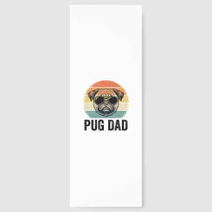 Vintage Pug Dad Engraving Dog Lover Design_1 Bookmarks