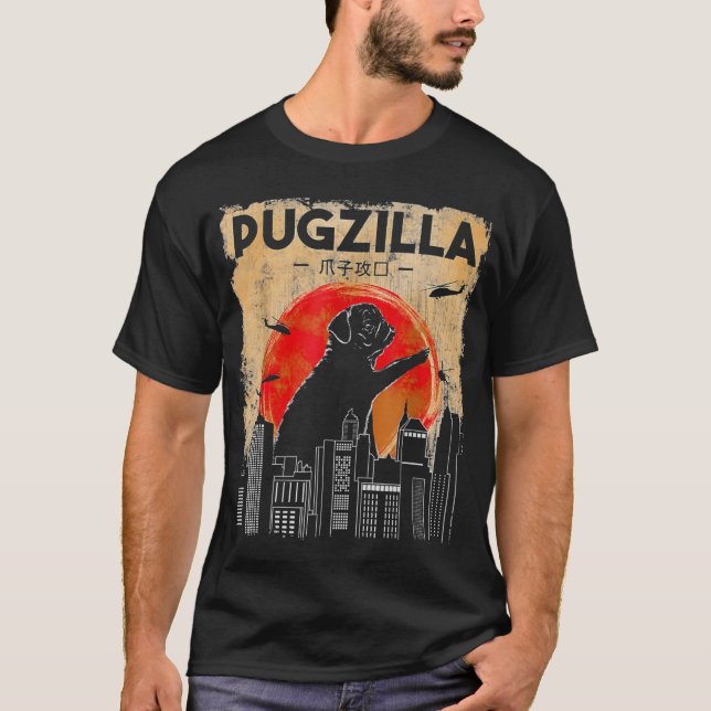 Vintage Pugzilla T-Shirt (Front)
