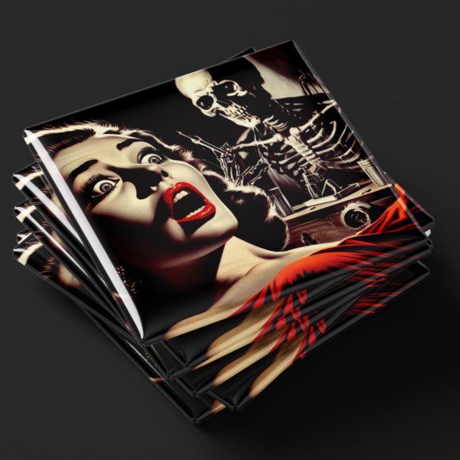 Vintage Pulp Horror Woman Magnet (Creator Uploaded)