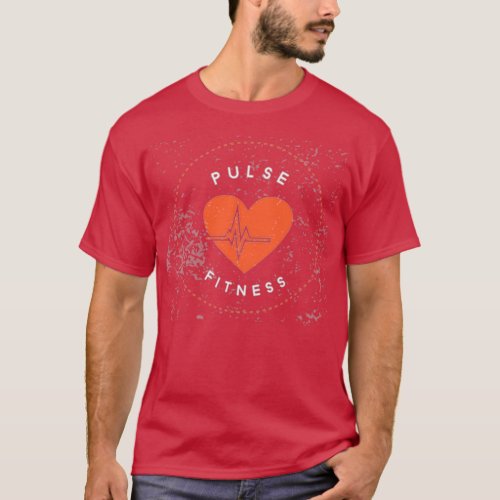 Vintage Pulse Fitness Design  2  T_Shirt