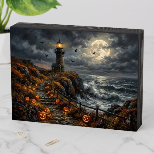 🎃 Vintage Pumpkin Farm Stand Wood Wall Art | Rust Wooden Box Sign