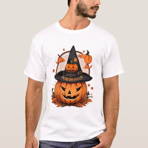 Vintage Pumpkin for Halloween T_Shirt