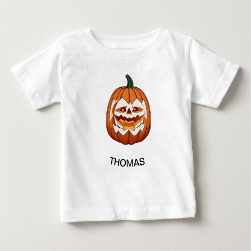 Vintage Pumpkin Halloween T_Shirts for Cute Kids