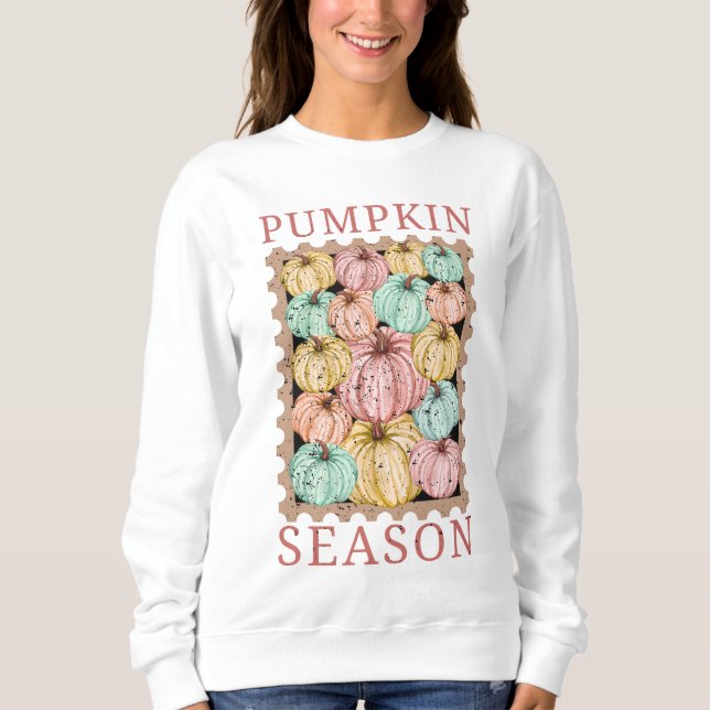 Vintage Pumpkin Season Sweatshirt (Front)