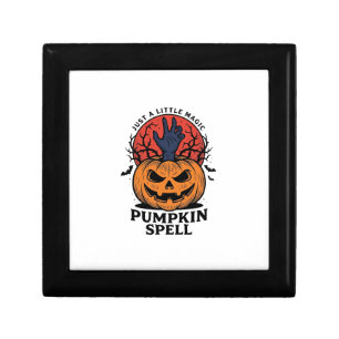 Vintage Pumpkin Spell Halloween Witch Hand Art_1 Gift Box