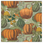 Vintage Pumpkins &amp; Gourds Fabric