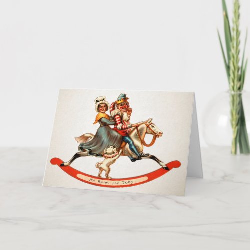 Vintage Punch and Judy Holiday Card