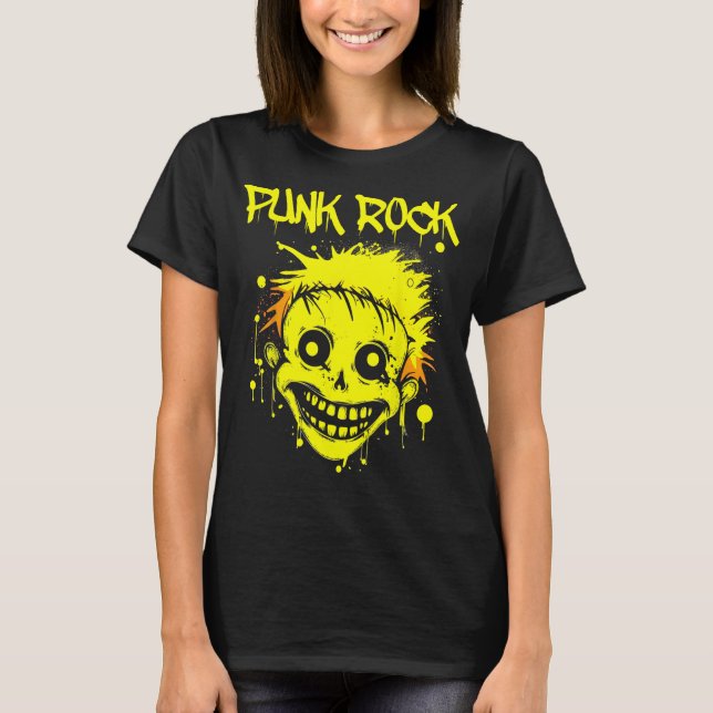 Vintage Punk Rock Concert  Punk T-Shirt (Front)
