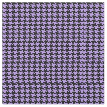 Vintage Purple And Black Houndstooth Fabric by whydesign at Zazzle