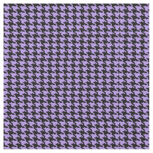 Vintage purple and black houndstooth fabric