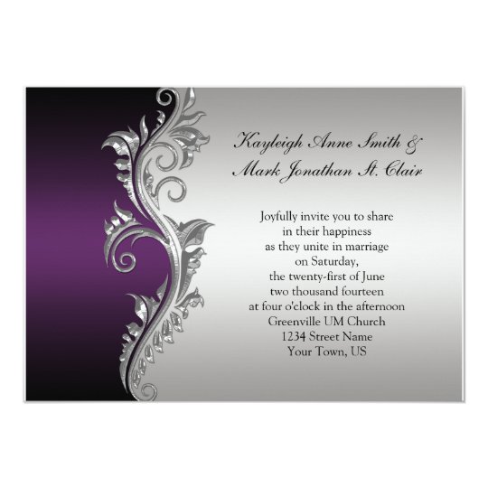 vintage_purple_black_and_silver_wedding_invitation r6390c08352334470a604005de4ae1ede_zkrqs_540