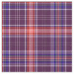 Vintage Purple, Blue, and Red Wedding Plaid Fabric