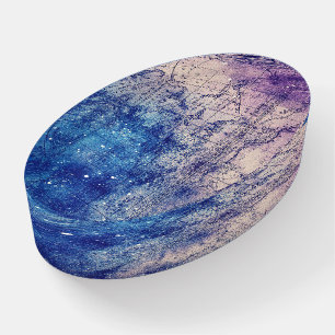 Vintage Purple Celestial World Map (14) Paperweight