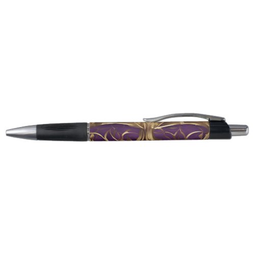 Vintage purple design pen