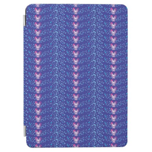 Vintage Purple Floral Violets wallpaper pattern iPad Air Cover