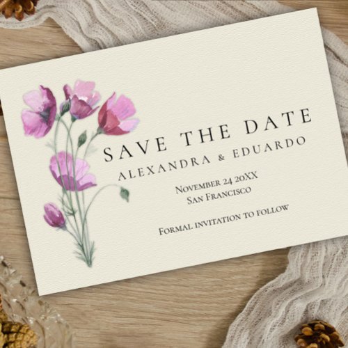 Vintage Purple Floral Wedding