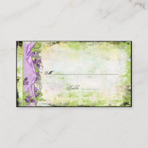Vintage Purple Lavender Sweet Peas Place Cards Business Cards