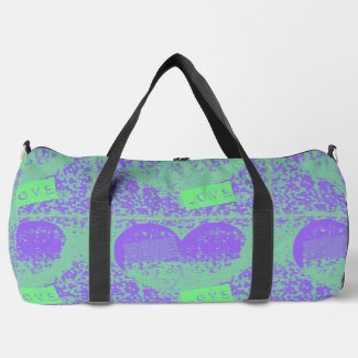 Vintage Purple Love Reto Eighties Style