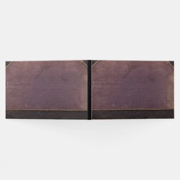 Vintage Purple Old Book Guest Book by RiverJude at Zazzle