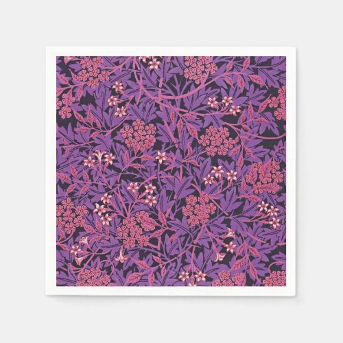 Vintage Purple Pink Jasmine by William Morris Napkins