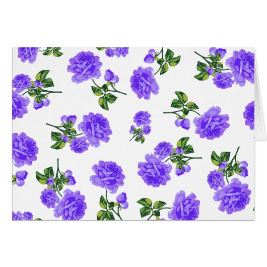 Vintage Purple Roses (Front Horizontal)