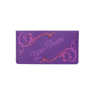 Vintage Purple Victorian Ornament 