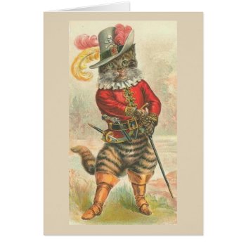 Vintage - Puss In Boots  by AsTimeGoesBy at Zazzle