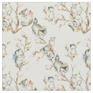 Vintage Pussy Willow Fabric