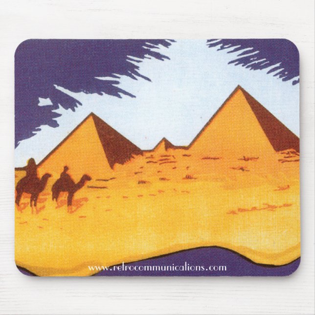 Vintage Pyramid Mousepad (Front)