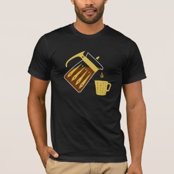 Vintage Pyrex Coffee Pot And Mug T-shirt by SmokyKitten at Zazzle