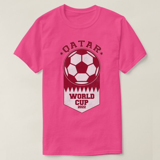 Vintage Qatar World Cup 2022 T-Shirt (Design Front)