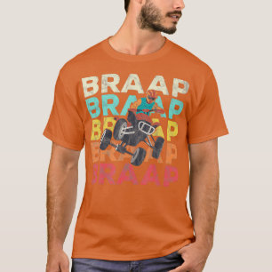 Vintage Quad Bike Braap Retro ATV 4 wheeler T-Shirt