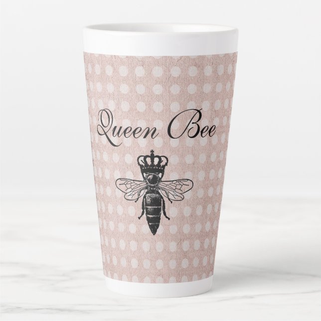Vintage Queen Bee Coffee Mug (Front)