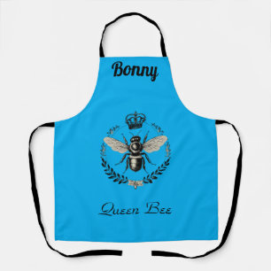 Vintage Queen Bee Personalized Apron