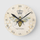 Vintage Queen Bee Royal Crown Roman Numerals