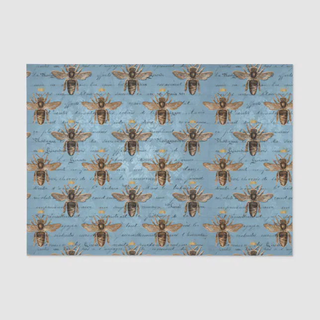 Vintage Queen Bee Tissue Paper | Zazzle