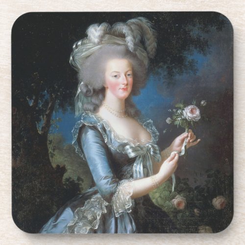 Vintage Queen Marie Antoinette Of France  Beverage Coaster