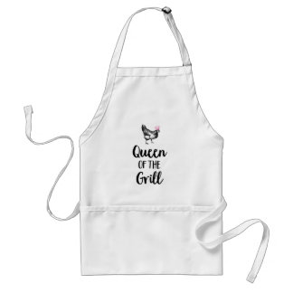 Vintage Queen of the Grill Apron
