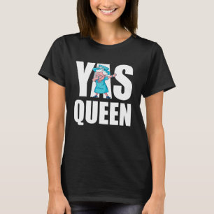 Vintage Queen Sunglasses British Crown Union Jack  T-Shirt