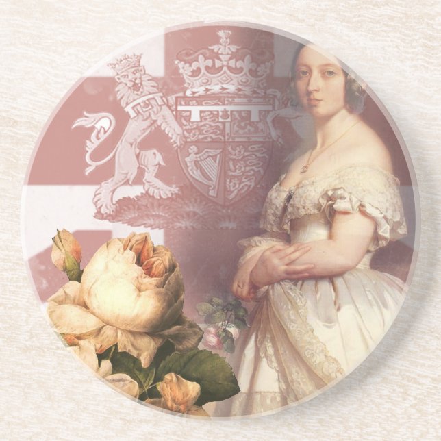 Vintage Queen Victoria Coaster (Front)