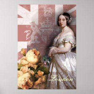 Vintage Queen Victoria Poster