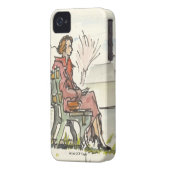 Vintage Quiet Moment Blackberry Case (Back Left)
